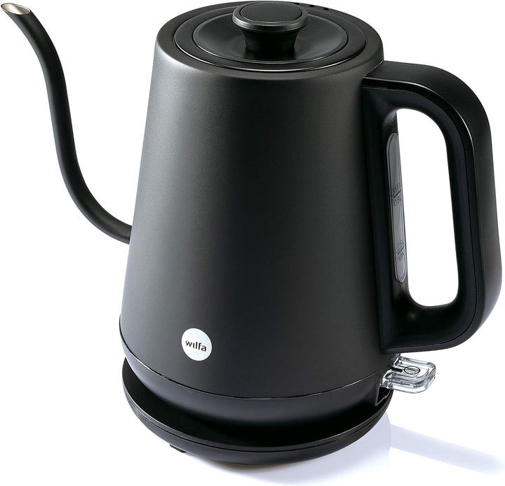 Wilfa SVART POUR Wasserkocher - mit einem Fassungsvermögen von 0,8 Liter, 1000 Watt, aussenliegende