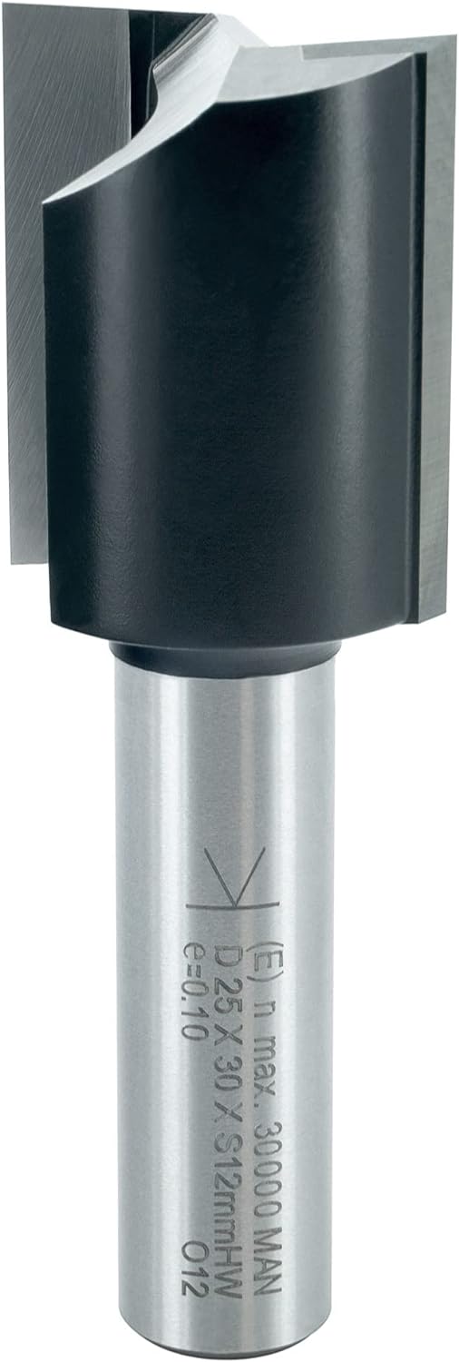 ENT 10573 Nutfräser HW, Schaft (S) 12 mm, Durchmesser (D) 25 mm, NL 30 mm, SL 40 mm, GL 70 mm D=25 /