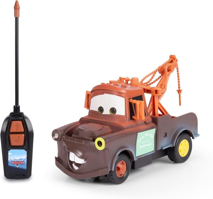 Jada Toys Cars RC Auto Hook (Mater) aus Disney Pixar Cars - ferngesteuertes Auto ab 4 Jahre, RC Sing