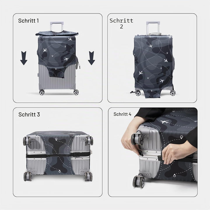 OrgaWise Kofferhülle Luggage Cover Gepäck Cover Gepäckabdeckung for Travel Luggage Schutzhülle Koffe
