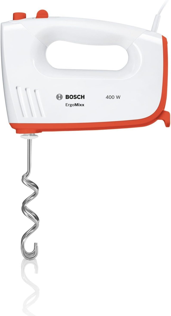 Bosch MFQ36300I Handrührer 400 W, 5 Stufen, weiss/impulsive orange, Weiss/Impulsive Orange