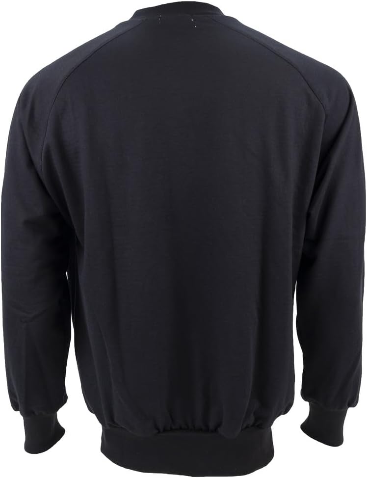Wetec ESD-Sweatshirt, V-Ausschnitt, S, schwarz (Sweatshirt Pullover Pulli Langarm) typischer Ableitw