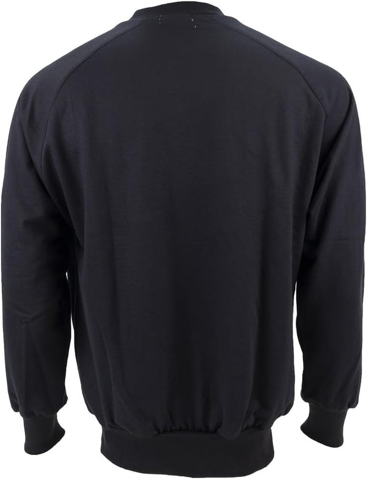 Wetec ESD-Sweatshirt, V-Ausschnitt, S, schwarz (Sweatshirt Pullover Pulli Langarm) typischer Ableitw