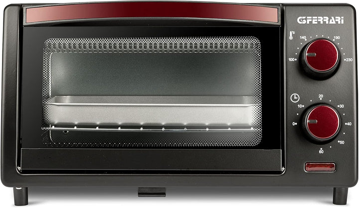 G3 Ferrari G10169 Elektrischer Ofen Il Moro 10, 10 Liter, 800 Watt, Rostfreier Grill, Metall