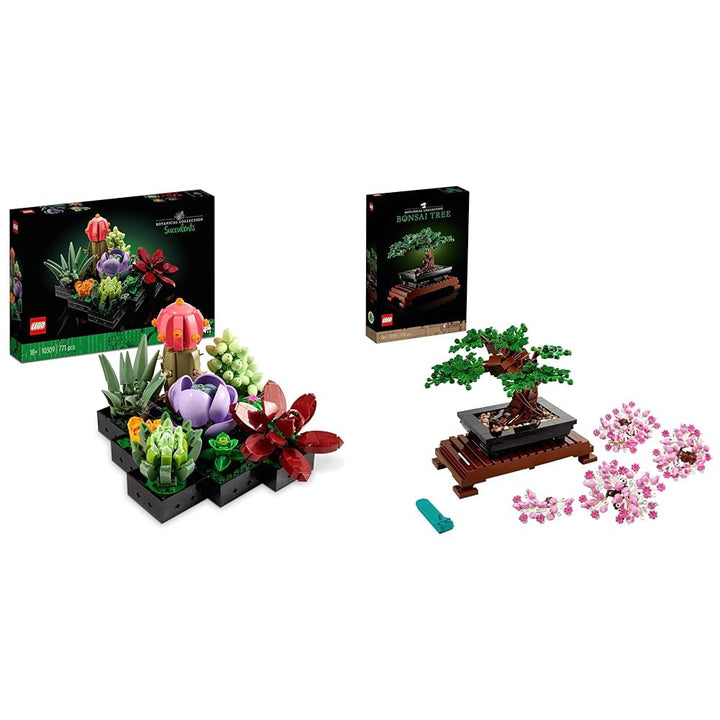 LEGO 10309 Icons Sukkulenten Botanical Collection Set für Erwachsene zum Basteln von Zimmerdeko mit