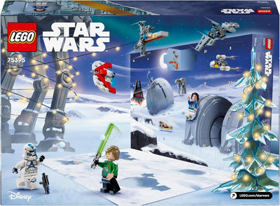 LEGO Star Wars Adventskalender 2024, 18 Mini-Modelle und 6 Charaktere zum Sammeln, Vorweihnachtsgesc