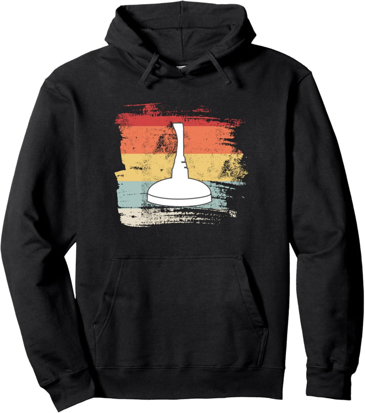 Vintage Retro Eisstockschiessen Eisstock Pullover Hoodie