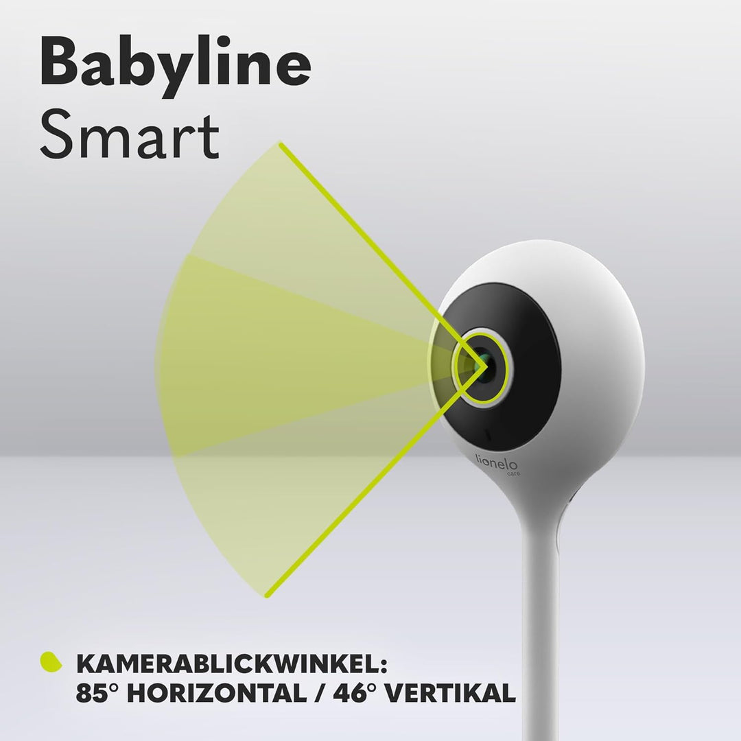 LIONELO Babyline Smart elektronisches Babyphone,Baby Camera Wi-Fi,Mobile Applikation,Bewegungs Geräu