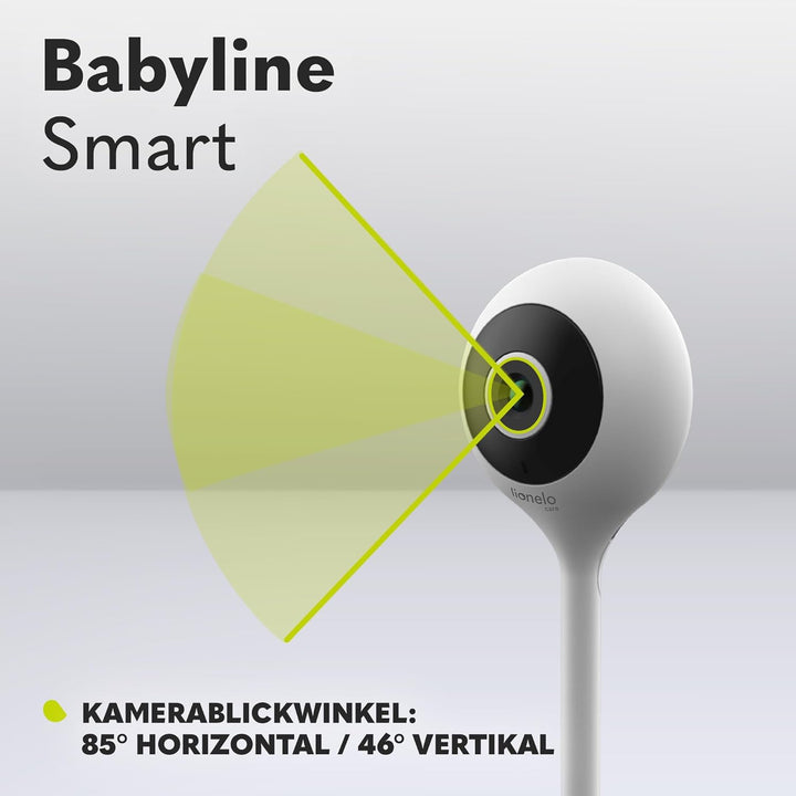 LIONELO Babyline Smart elektronisches Babyphone,Baby Camera Wi-Fi,Mobile Applikation,Bewegungs Geräu