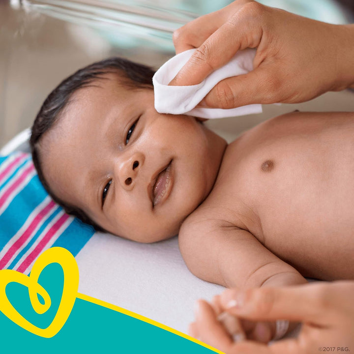 Pampers Sensitive Protect Feuchttücher, 12 Packungen (12 x 52 Stück) (Alte Version) 12 stück (1er Pa