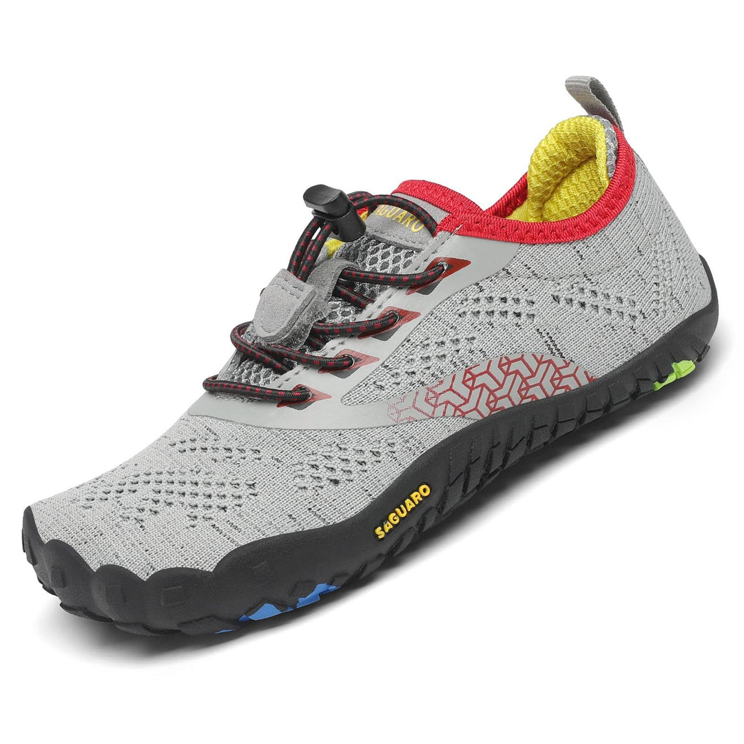 SAGUARO Kinder Barfussschuhe Schnell Trocknend Badeschuhe,24-36 EU 26 EU Grau, 26 EU Grau