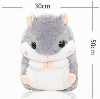 YunNasi 2 in 1 Hamster Kuscheltier Plüschtier Hamster Kissen mit Kuscheldecke Super Süsses Geschenk