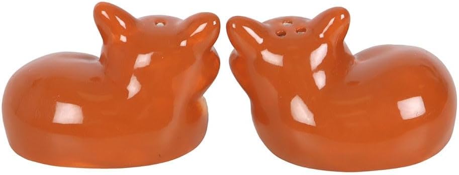 Something Different Fuchs Salz- und Pfefferstreuer (Einheitsgrösse) (braun) Einheitsgrösse Braun, Ei