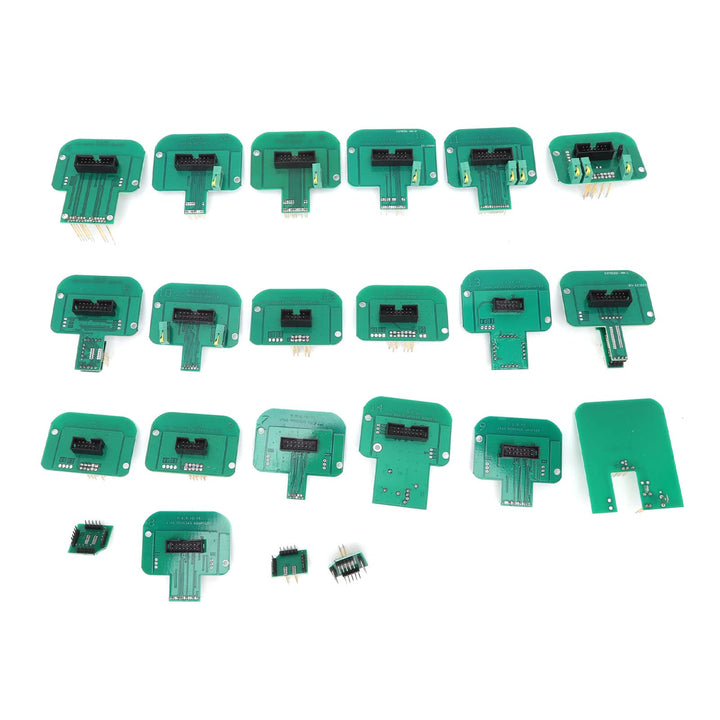 22 Stück BDM-Sonde-Adapter, LED-BDM-Rahmen-Sonde-Adapter Grün profession elles Chip-Tuning-Tool