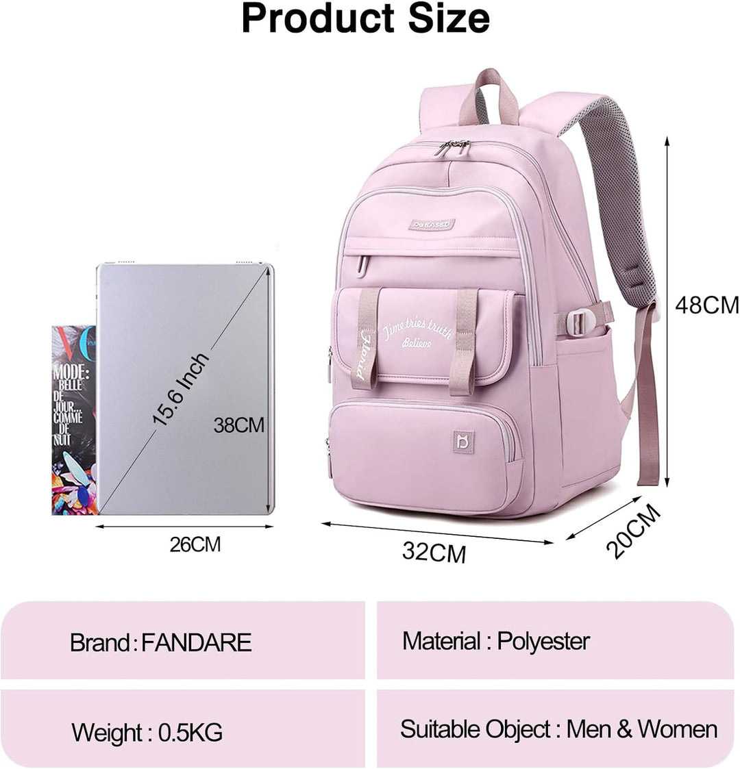 FANDARE Schulranzen Mädchen Schulrucksack Schultasche Kinderrucksack Jungen Handgepäck Rucksack Schu