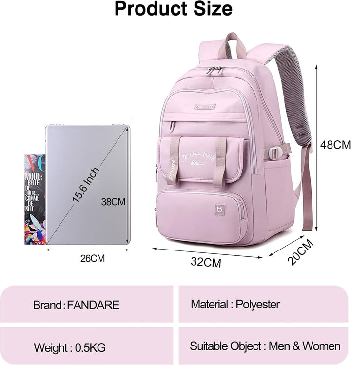 FANDARE Schulranzen Mädchen Schulrucksack Schultasche Kinderrucksack Jungen Handgepäck Rucksack Schu