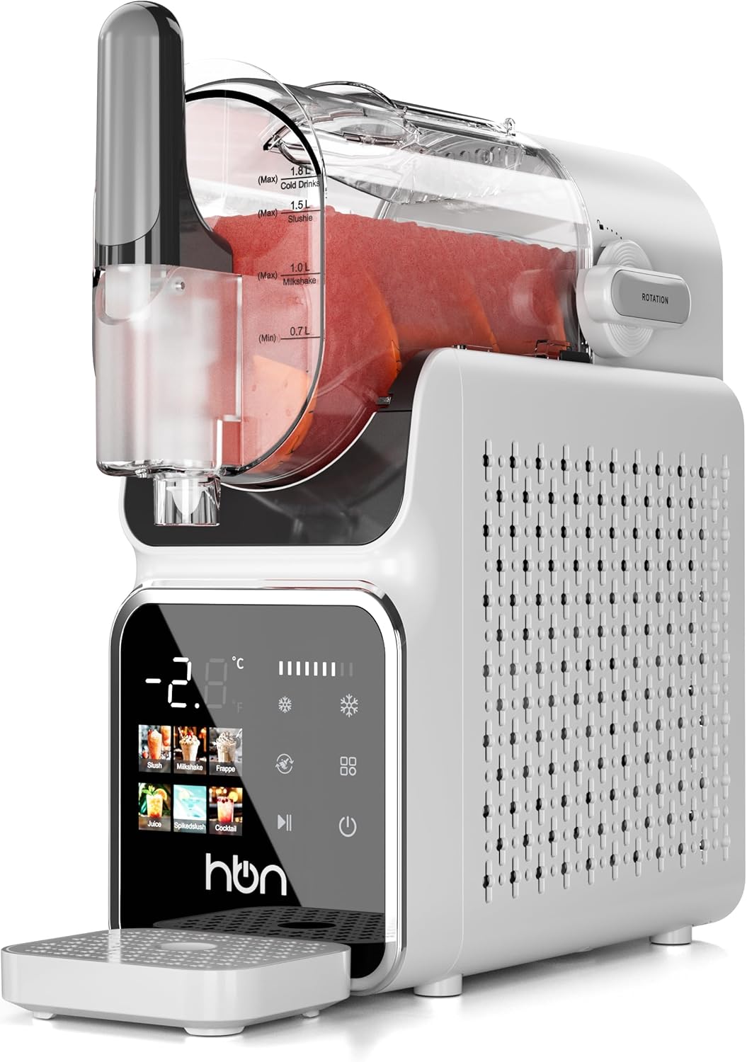 HBN Slush Maschine 2L Softeismaschine für Zuhause mit Selbstreinigende, kein Eis nötig, 6 Programme