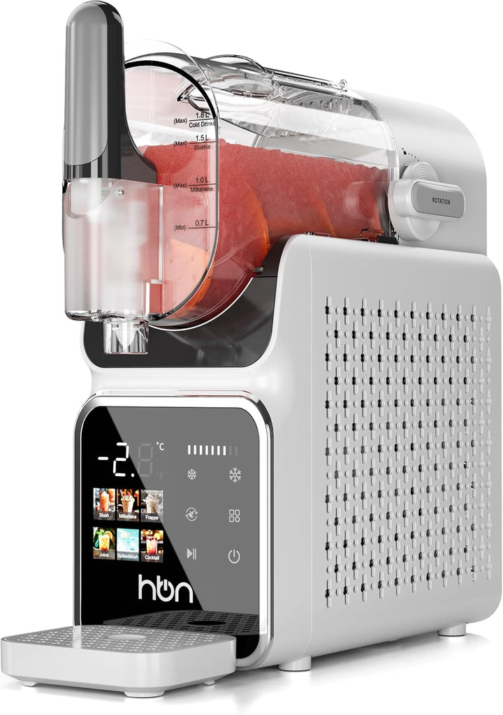 HBN Slush Maschine 2L Softeismaschine für Zuhause mit Selbstreinigende, kein Eis nötig, 6 Programme