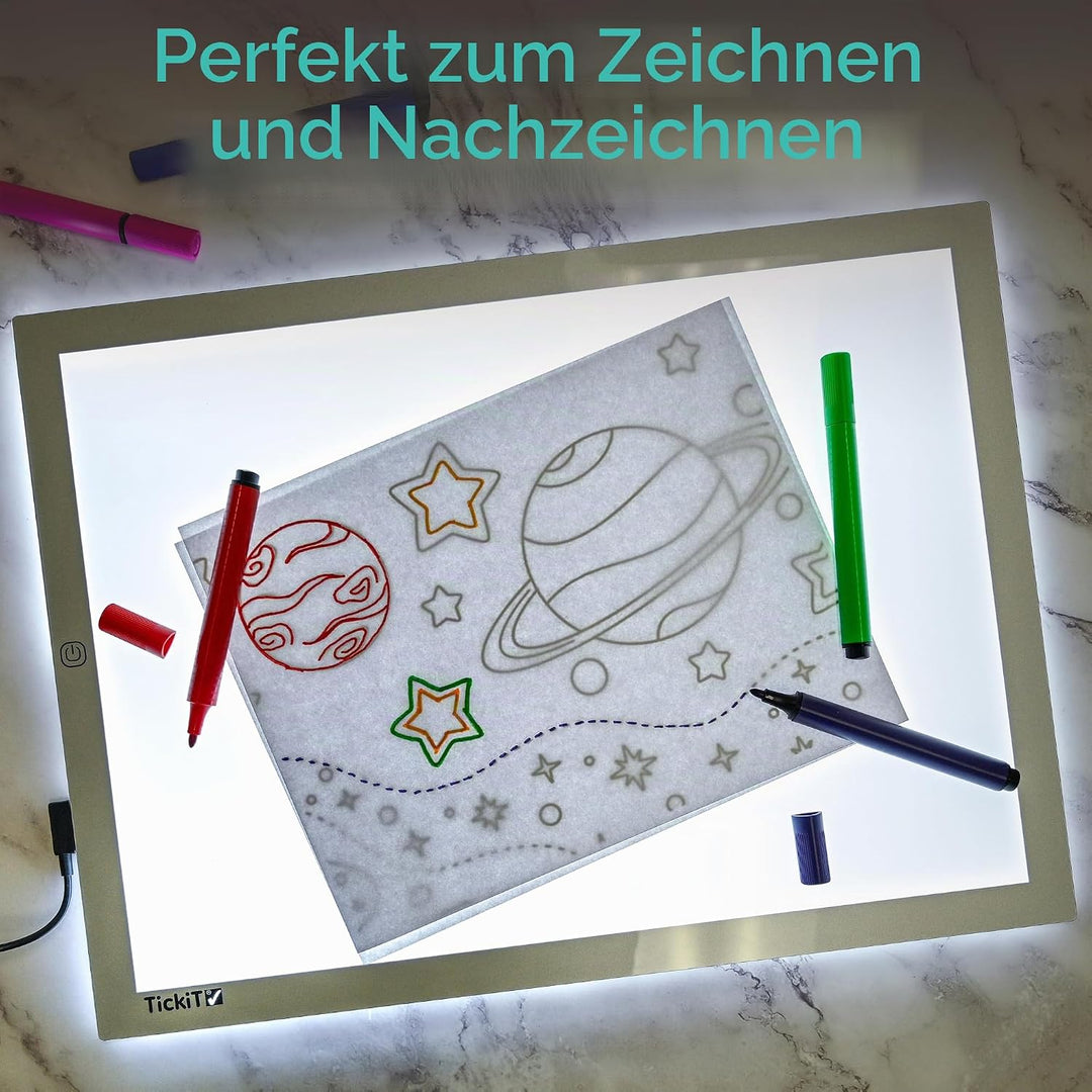 TickiT 73046 A3 Rectangular Light Panel Einzeln, Einzeln
