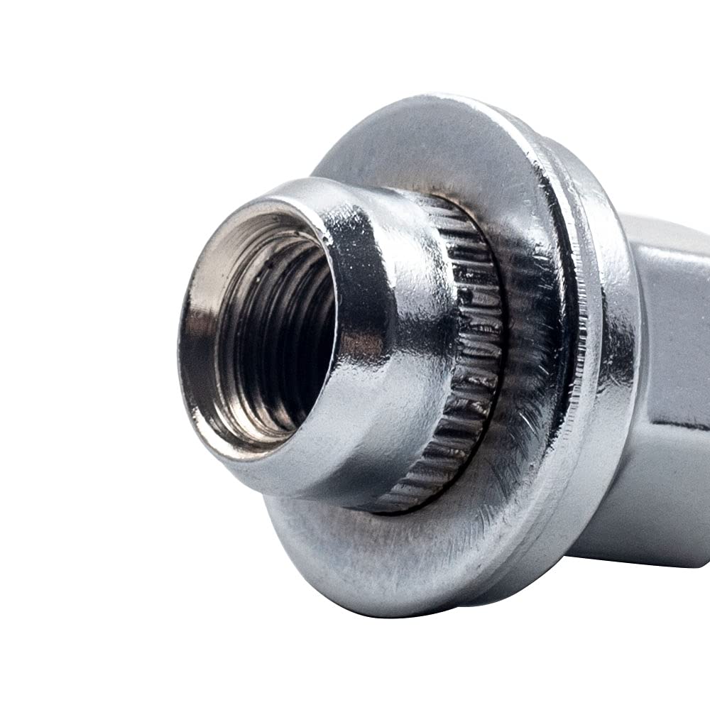 maXpeedingrods Satz mit 20 Alu-Radmuttern, M12 x 1,5 Radmuttern mit Sicherungsring für Jaguar X-TYPE