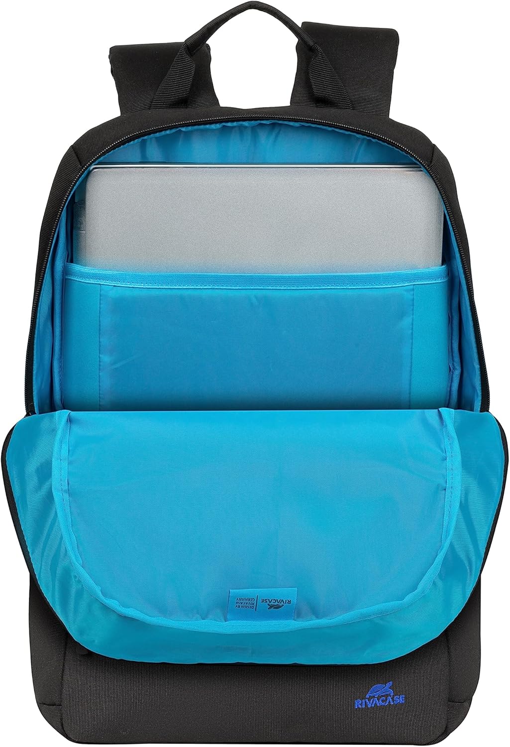 Rivacase Laptop Rucksack 15L bis 15,6 Zoll - 29 x 45 x 12 cm. - wasserdichter moderner Tagesrucksack