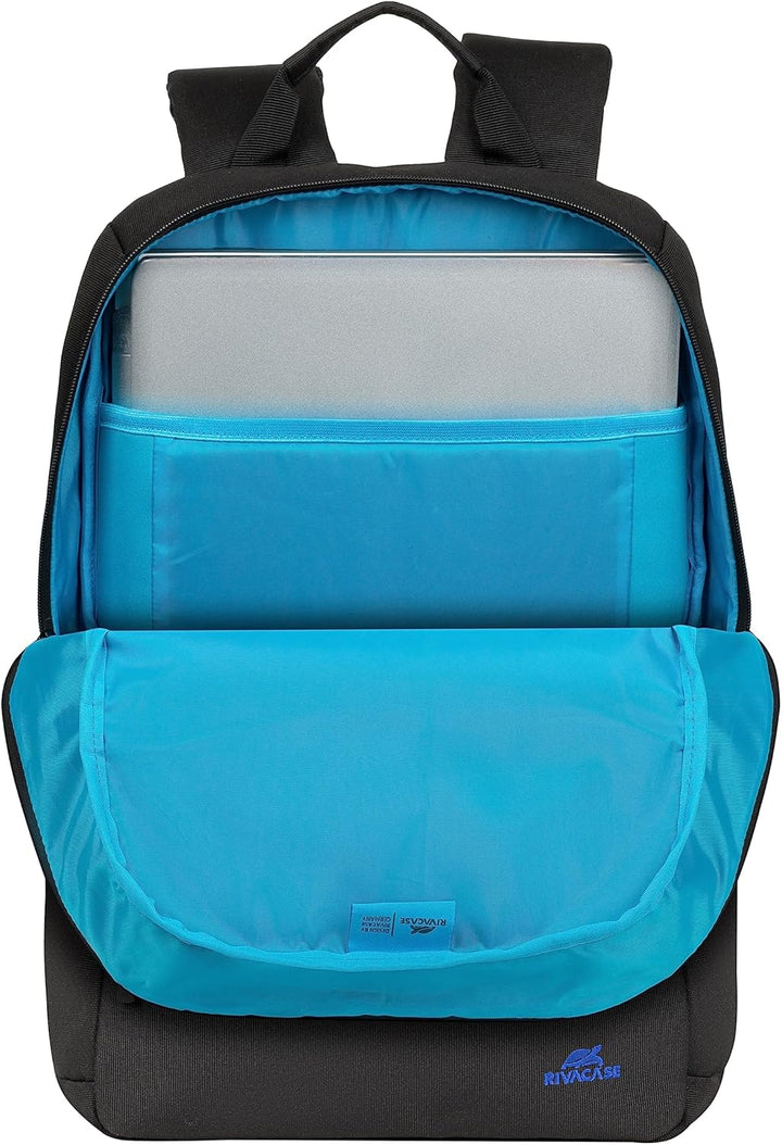 Rivacase Laptop Rucksack 15L bis 15,6 Zoll - 29 x 45 x 12 cm. - wasserdichter moderner Tagesrucksack