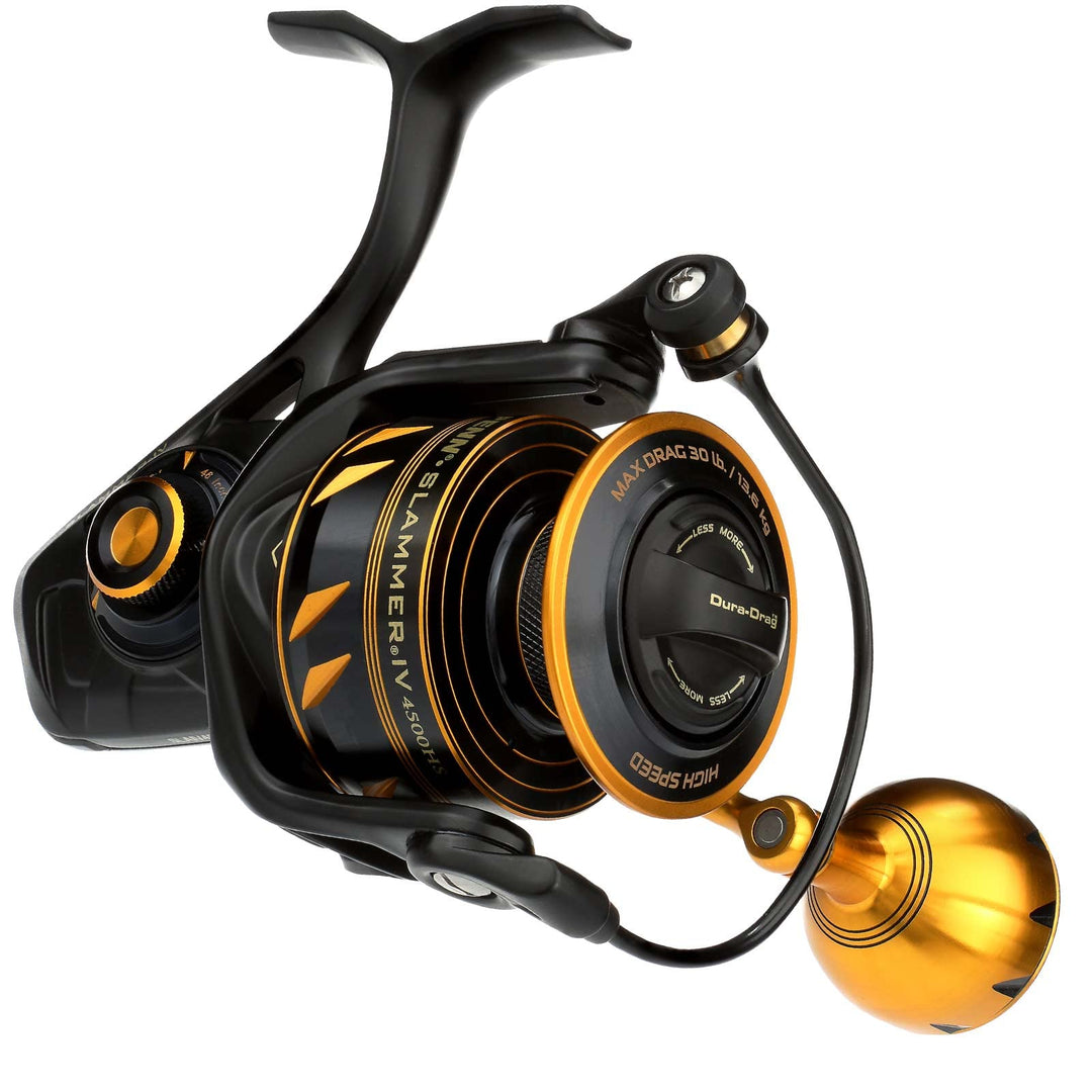 PENN Slammer IV Salzwasser-Spinnrolle – Vollmetall-, Hochleistungs-Spinn-, Jigging- oder Köderrolle