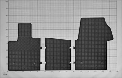 Passgenaue Gummifussmatten passend für VW T7 Multivan ab 2022 | 2 Sitze Erste Reihe VW T7 Multivan,