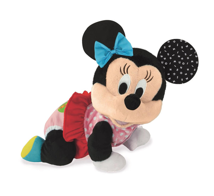 Clementoni - Baby Minnie Gateos - Interaktives Plüschtier für Babys, mit dem Sie Ihre ersten Schritt