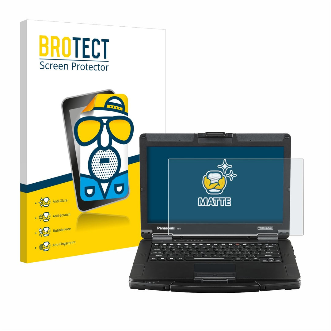 BROTECT Entspiegelungs-Schutzfolie für Panasonic Toughbook FZ-55 Full HD Matte Displayschutz-Folie,