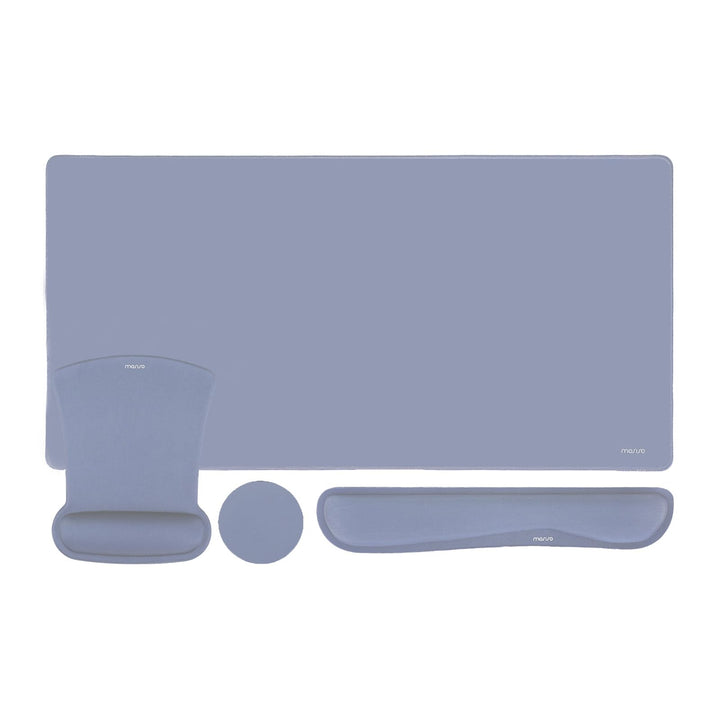 MOSISO Schreibunterlage Matte Tastatur Mauspad Set, 4-in-1 Ergonomisches Mousepad&Tastatur Handgelen
