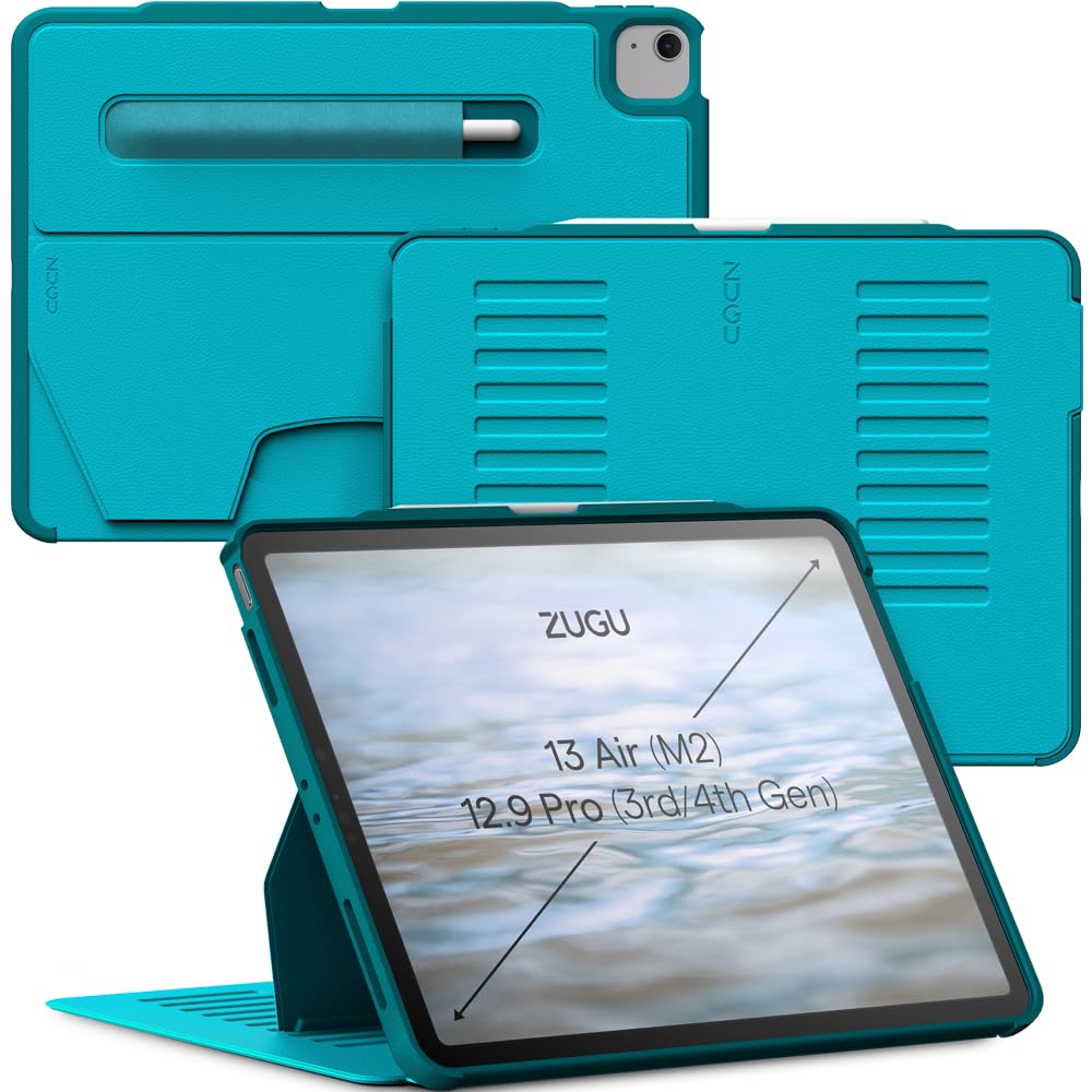 Zugu CASE iPad Air Hülle 13 Zoll M4 2026 & M3 2025 & M2 2024 / iPad Pro 12.9 (3rd/4th Gen), schlanke