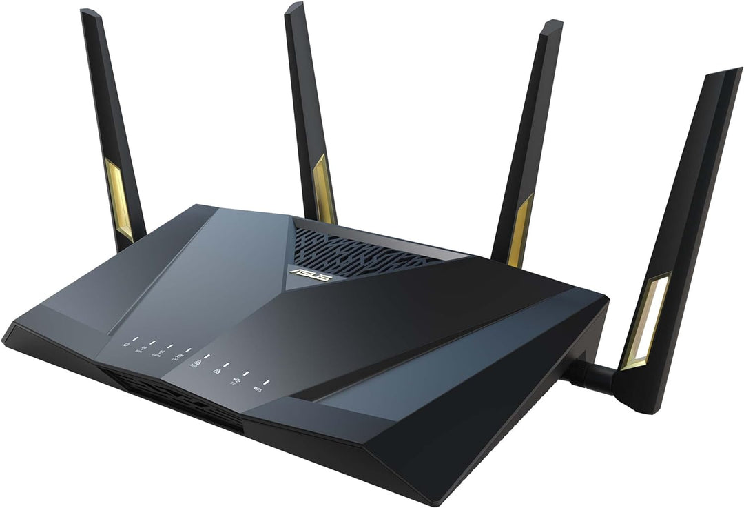 ASUS RT-AX88U Pro AX6000 Dual Band WLAN kombinierbarer Router (Tethering als 4G und 5G Router-Ersatz