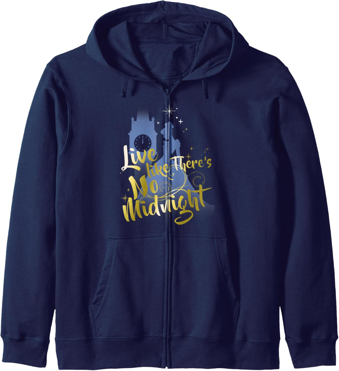 Disney Cinderella Silhouette Live Like There's No Midnight Kapuzenjacke