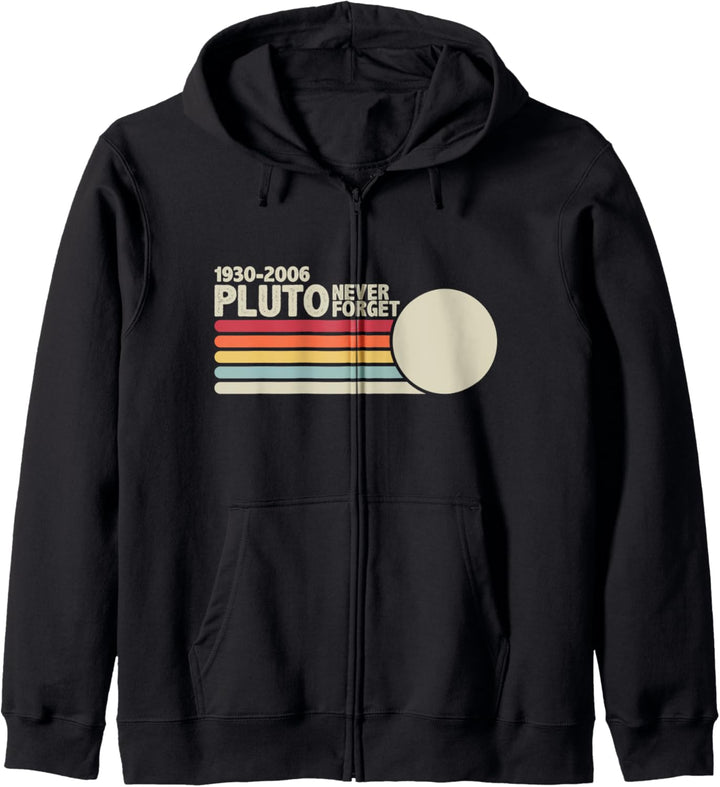 PLUTO NIEMALS VERGESSEN Retro-Stil Lustiger Raum Kapuzenjacke