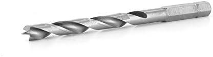 Holzspiralbohrer-Bitsatz lang 7-teilig. Ø 3, 4,5,6, 8, 10 und 12mm im Holzkasten Satz 7-teilig. Ø 3,