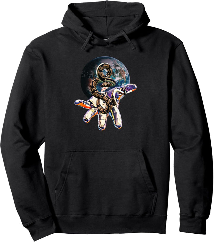 Anaconda Motiv Schlange Reptilien Tier bunt Reptilien Schlangen Pullover Hoodie