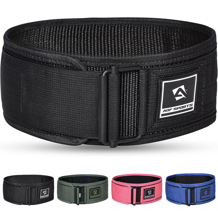 AQF Gewichthebergürtel, 4"/10.2cm Autolock Nylon Gürtel, Functional Training Bodybuilding Fitness Gü