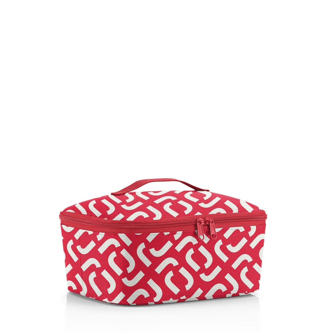 reisenthel coolerbag M Pocket in Signature Rot – Kühltasche aus recycelten PET-Flaschen – Ideal für