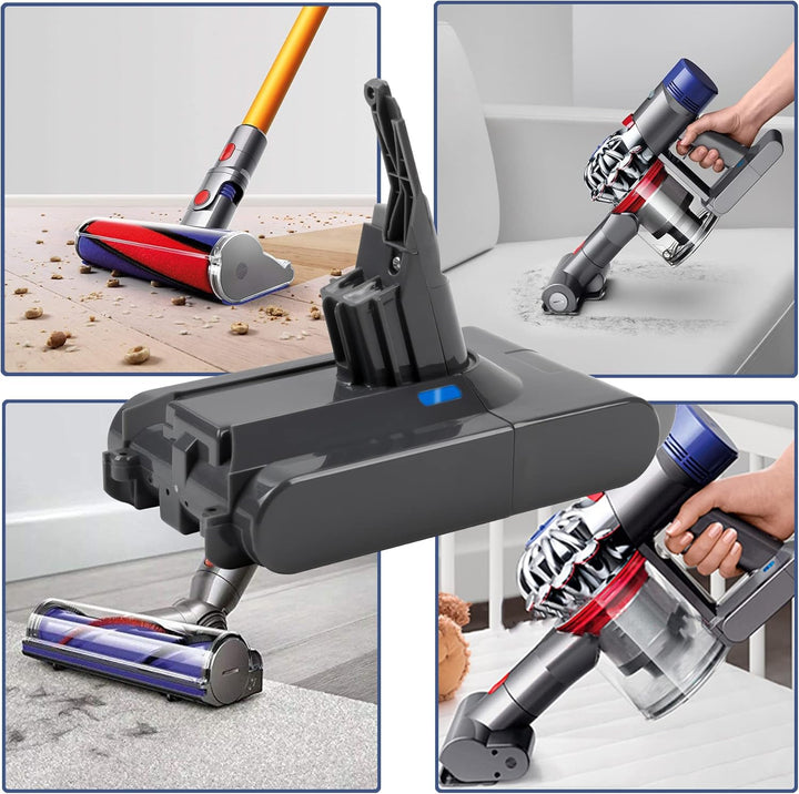 VOLT1799 V8 Akku 21,6V 4000mAh Li-ion Ersatzakku für Dyson V8 SV10 akku,Kompatibel mit Dyson V8 Abso