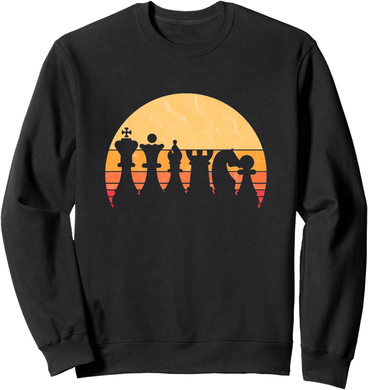 Schach Schachfiguren Schachclub Spieler Geschenk Sweatshirt