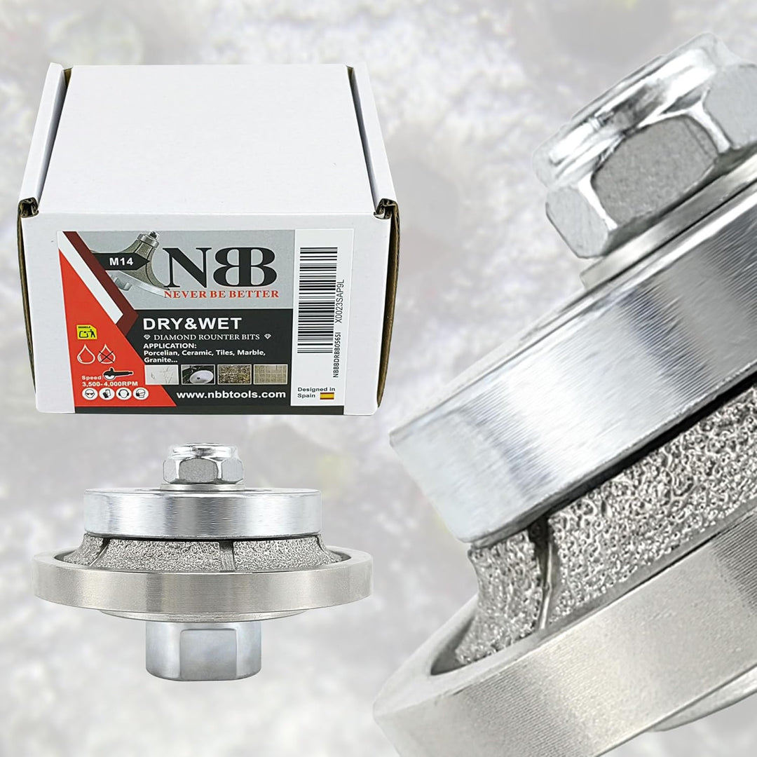 NBB Diamant-Profilscheibe Diamantfräser Fräsbohrer Trennreibahle Profilierungs-Bit für Porzellan Fli