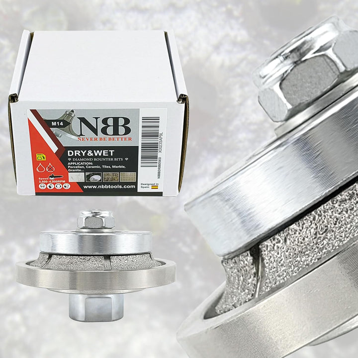 NBB Diamant-Profilscheibe Diamantfräser Fräsbohrer Trennreibahle Profilierungs-Bit für Porzellan Fli