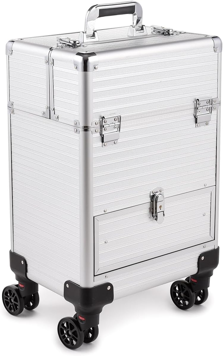 SEVICO Kosmetikkoffer Schminkkoffer Beauty Make-up Case Multikoffer professioneller Make-up Rollkoff