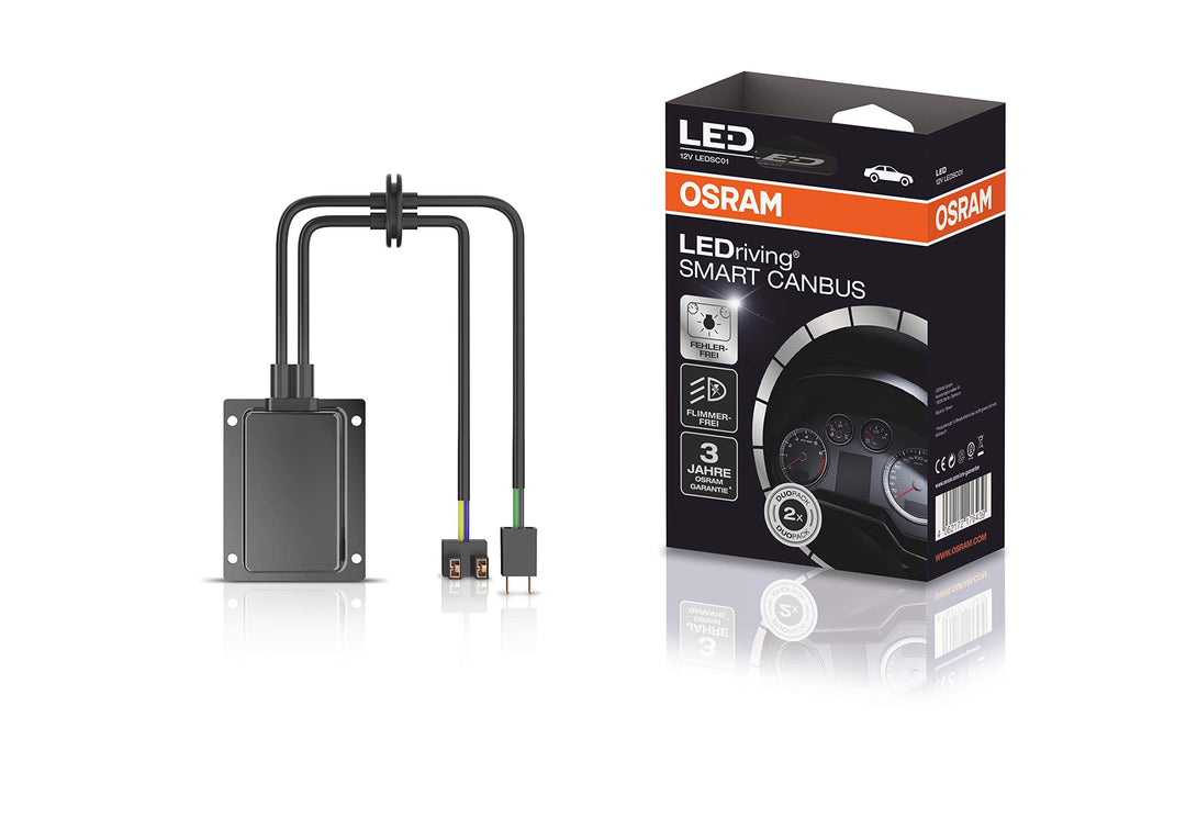 OSRAM LEDriving SMART CANBUS, LEDSC01, umgeht das Lampenausfallerkennungssystem Retrofit Lampen wie