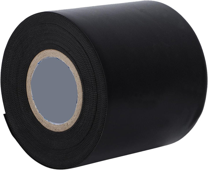 Hztyyier 1 Rolle Rohrband Hochwertiges PVC Klebeband für die Isolierung von Klimaanlagen, Schwarz, 6