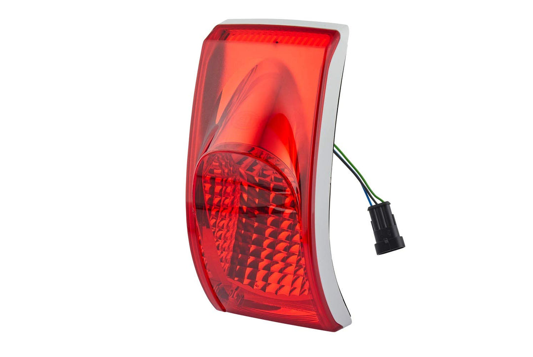 HELLA - Heckleuchte - Glühlampe - 12V - Einbau/Schraubanschluss - Lichtscheibenfarbe: rot - Stecker: