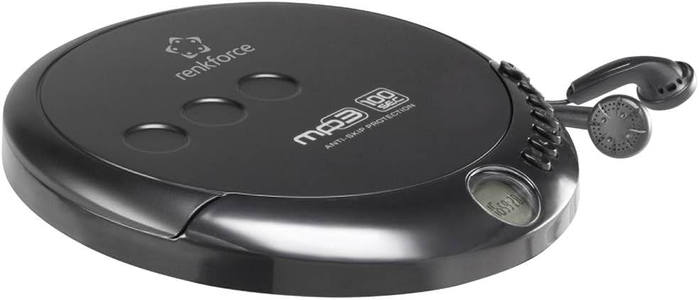 Renkforce RF-CDP-200 Tragbarer CD-Player CD, MP3 Schwarz