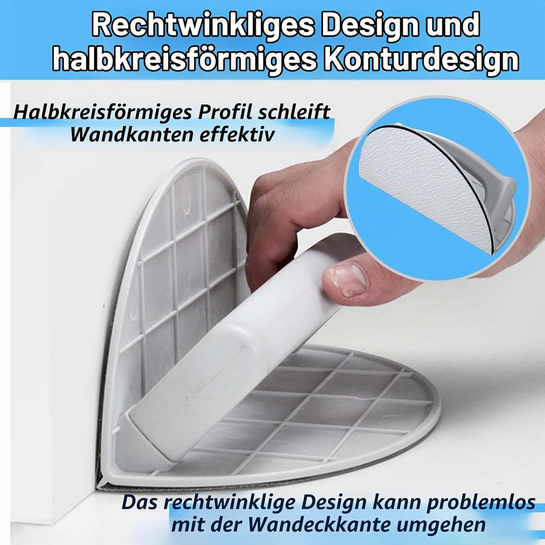 Semi-Circular Angle Sanding Sandpaper Tool, FORMVERSITY Selbstklebendes Schleifpapier Schleifwerkzeu