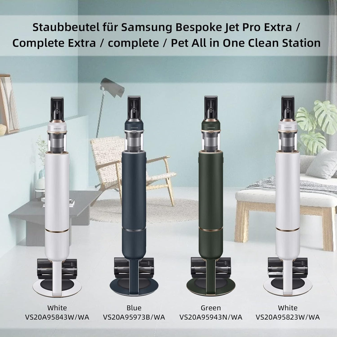 16 Stück VCA-ADB952 Staubbeutel für Samsung Bespoke Jet Pro Extra/Complete Extra/complete/Pet Akku H